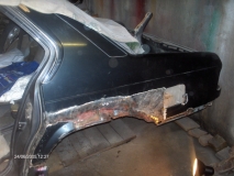 левое заднее крыло (или то что от него осталось)