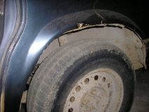 задняя левая часть