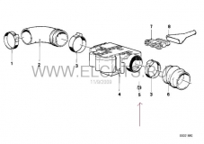 Расположение винта качества смеси