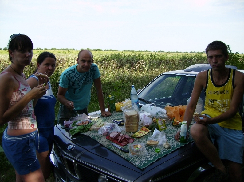 обед в поле