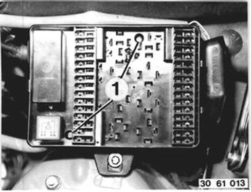 Предохранители bmw e23_2