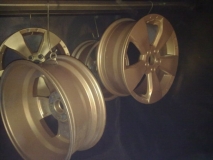 Перекрасил диски Субарю 1